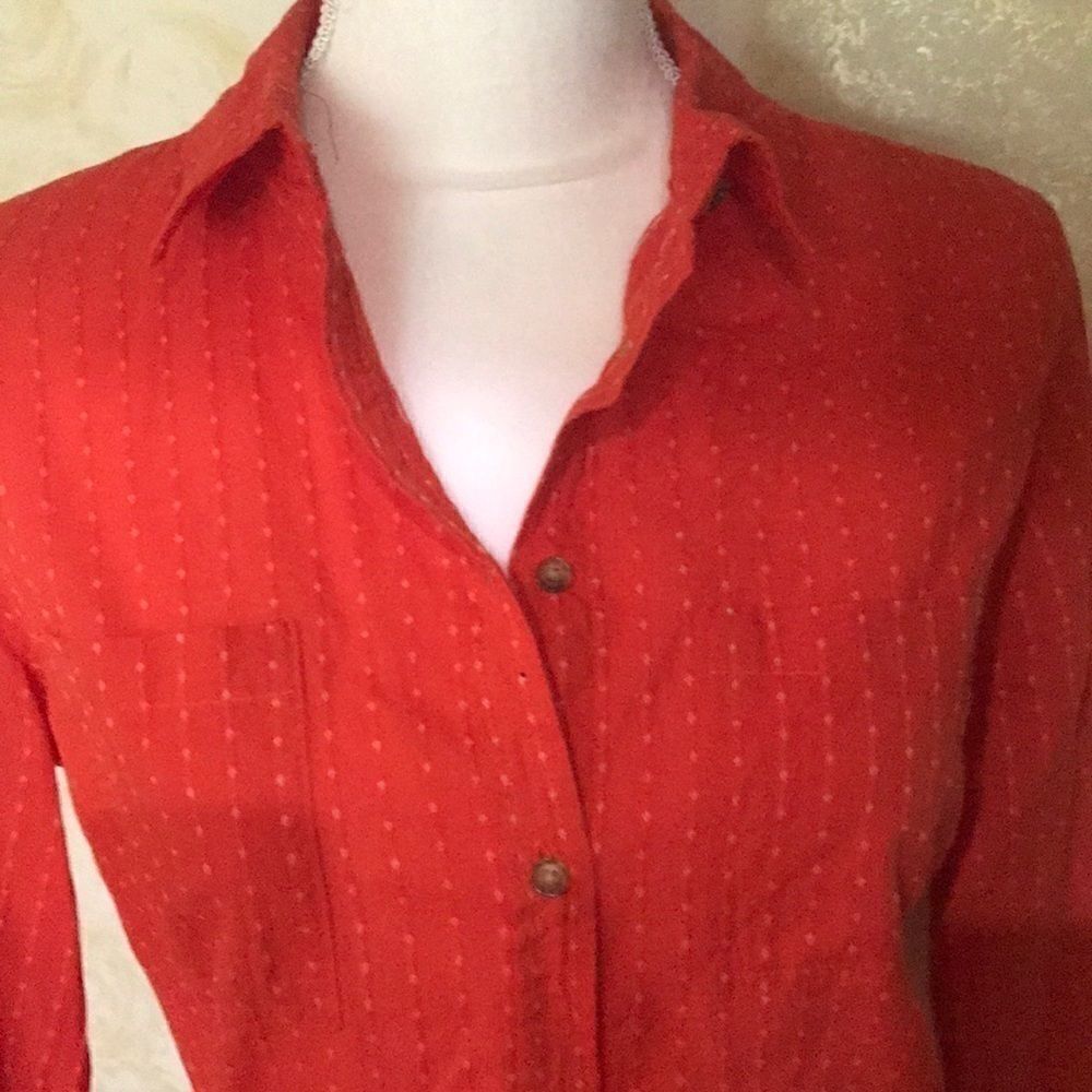 Orange Merona Blouse!!   - Picture 3 of 4